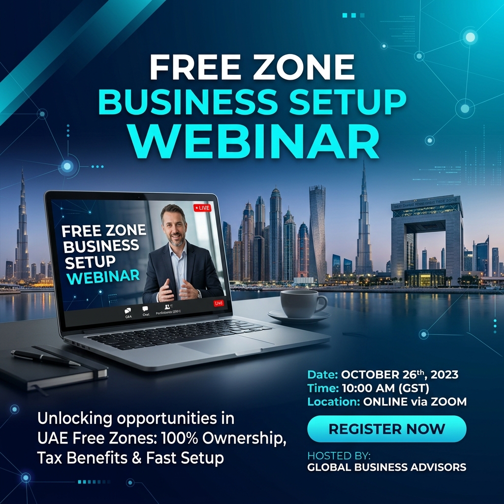 Free Zone Business Setup — Live Webinar