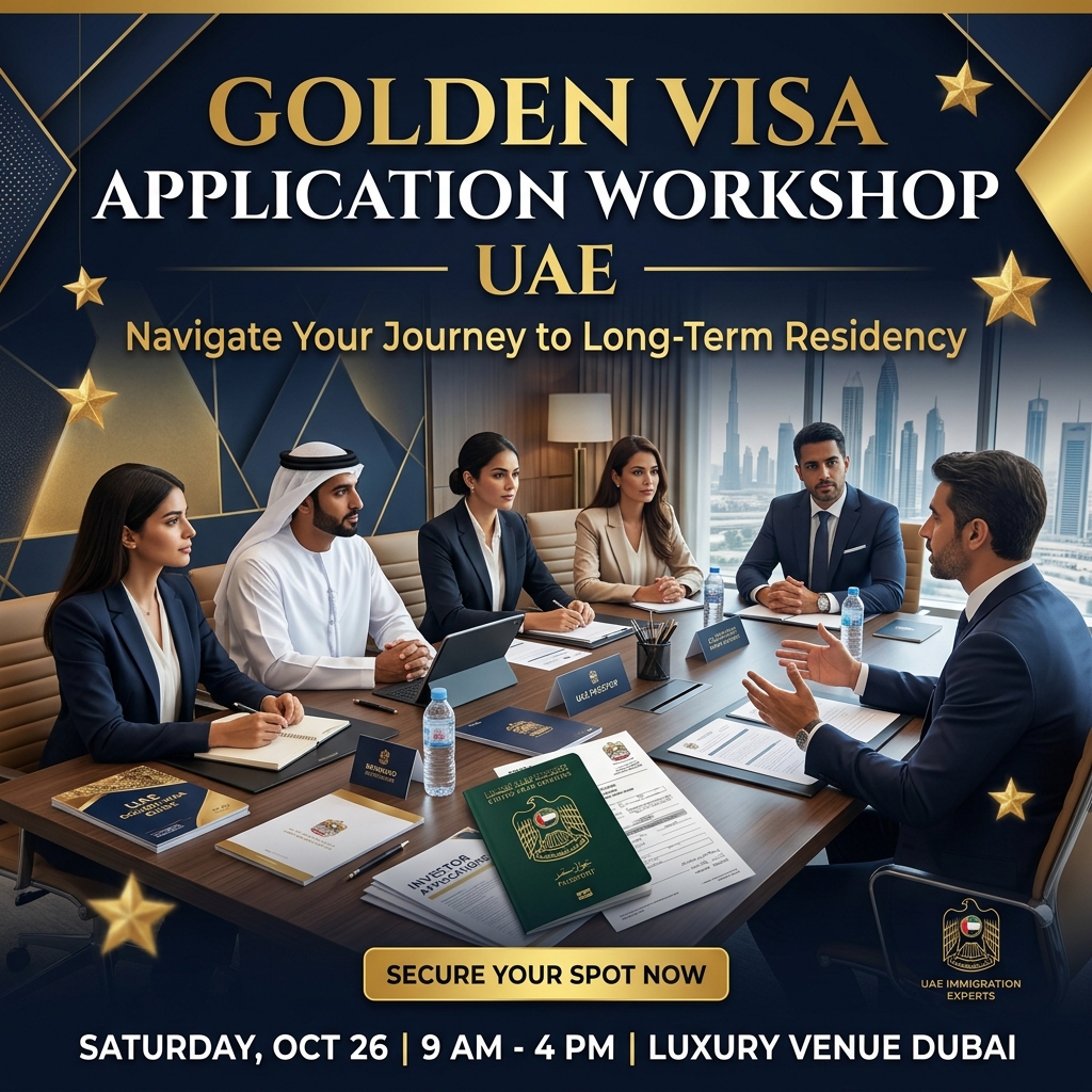 Golden Visa Application Workshop — Dubai